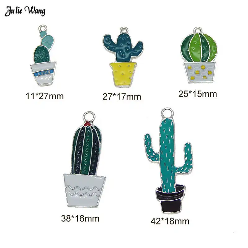 Julie Wang 5 шт. 10 эмалированный шар в горшках кактус подвески для растений DIY