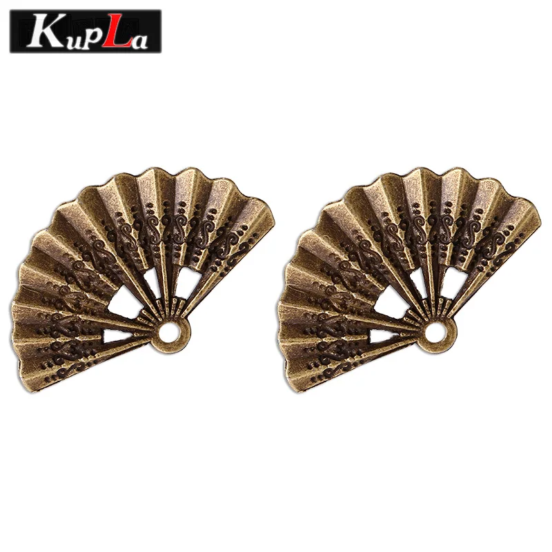 Kupla винтажные Подвески в виде вентилятора металлическая модная Ретро подвеска