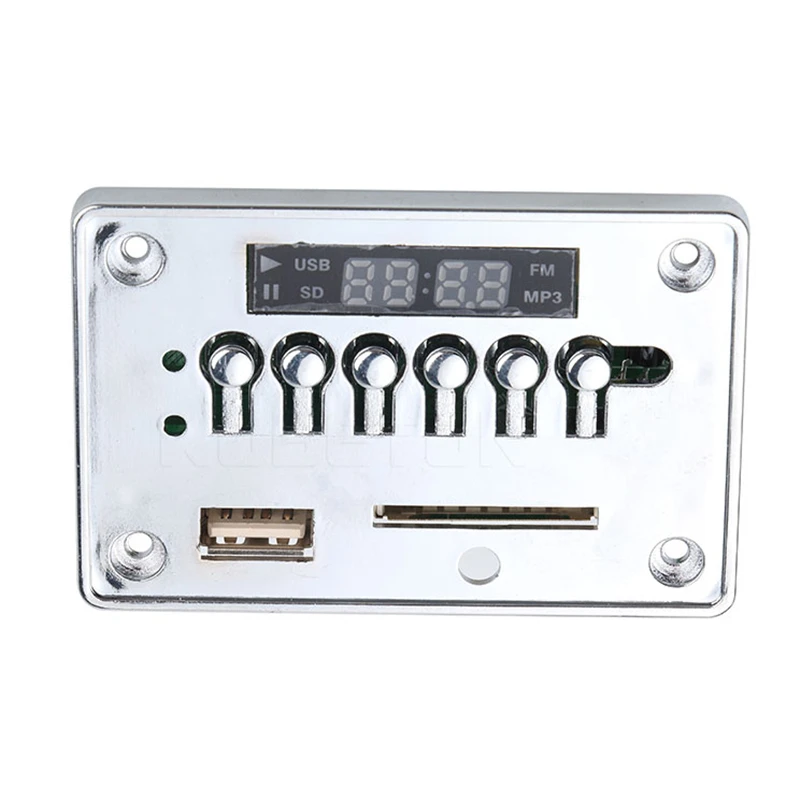 Kebidu MP3 Decoder Board Hands-free USB FM Aux Radio Player Integrated Car Bluetooth Module Remote Control For | Электроника