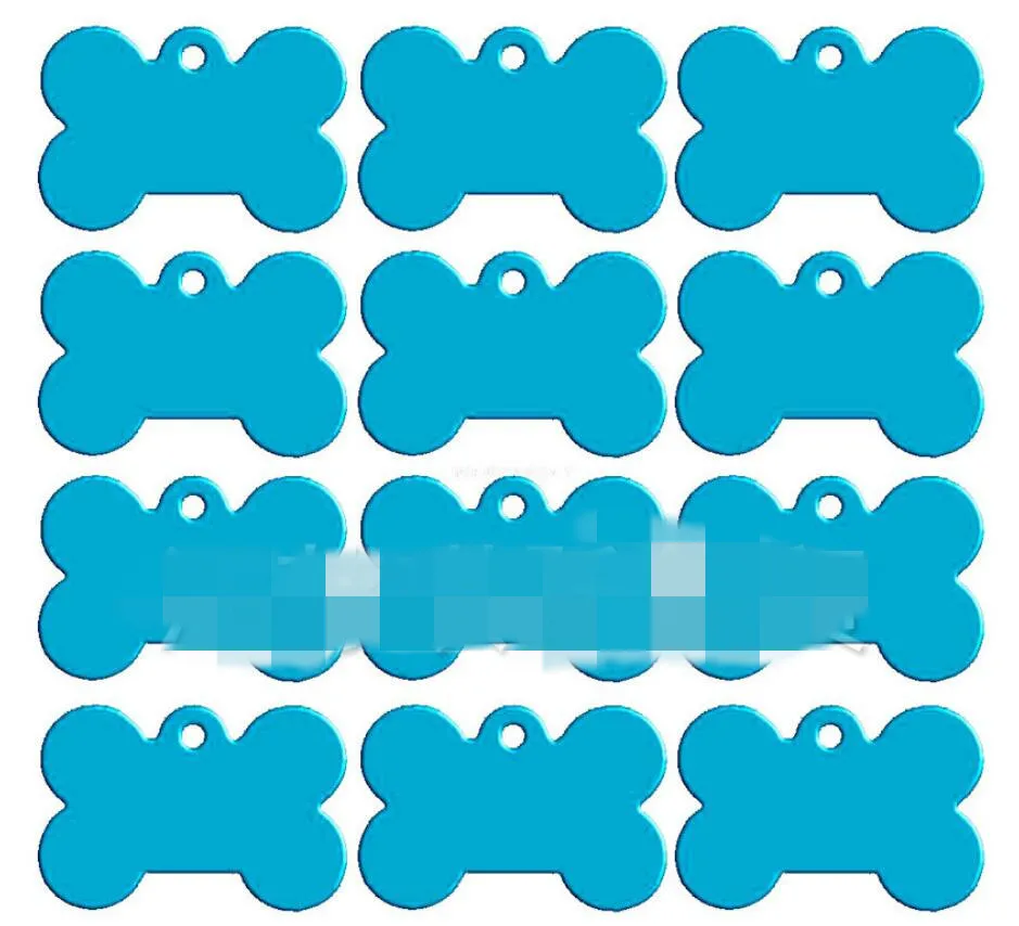 10pcs Blue Не бесплатно Выгравированные 10 шт. ошейники для собак ремни собачий лист персонализированные собаки ID бирка ошейник для кошек имя собаки телефон Pet Product3 - Цвет: 10pcs Blue