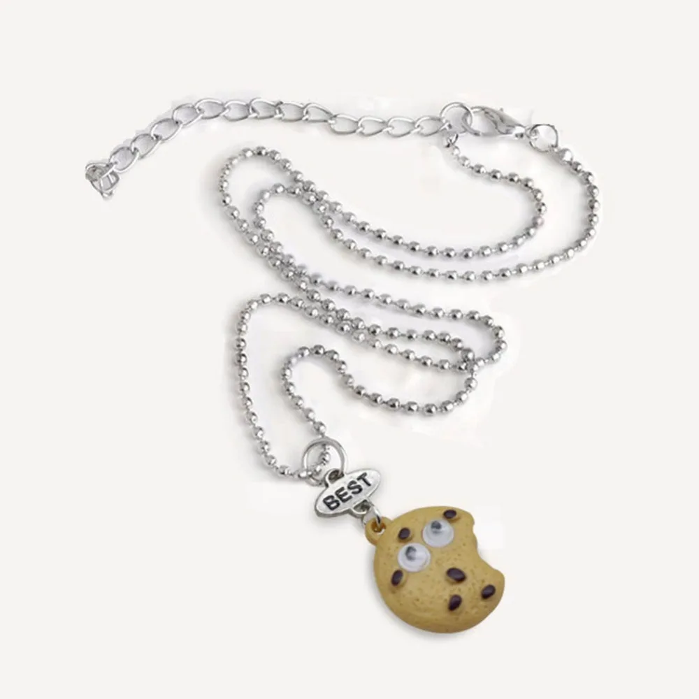 Подвеска для лучших друзей цепочка из бисера ожерелье молоко и Печенье