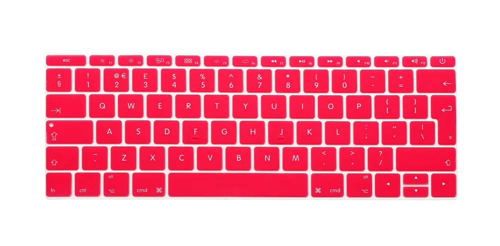 Клавиатура кожного покрова Европейская версия для Macbook 1" A1534 retina Pro 13" не с сенсорной панелью A1708 Версия ЕС пылеотталкивающая пленка