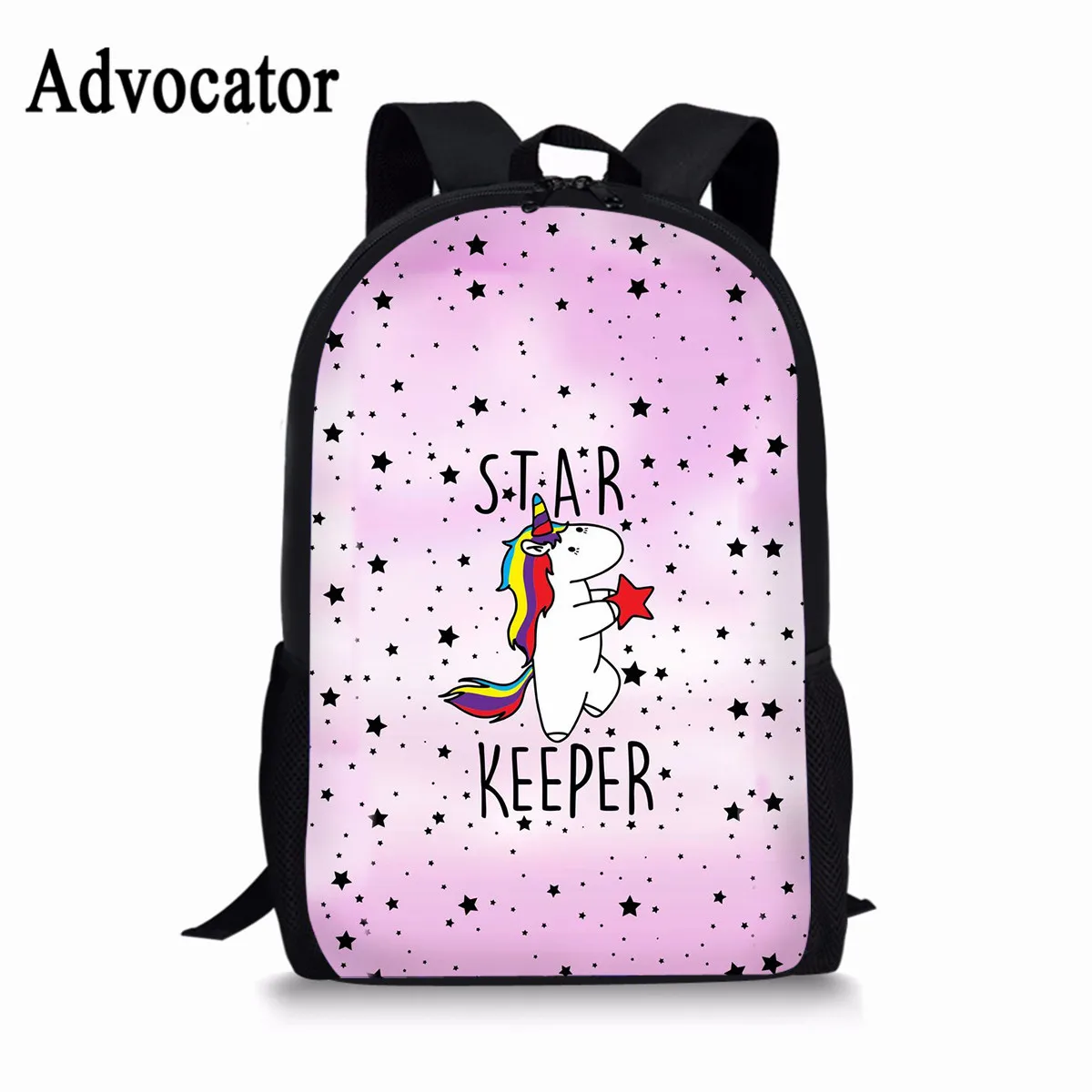 Advocator Fashion Cute Unicorn Backpacks for teenageer girls Cartoon Kawaii Bagpacks Women Girls School Bags Backpack Mochila