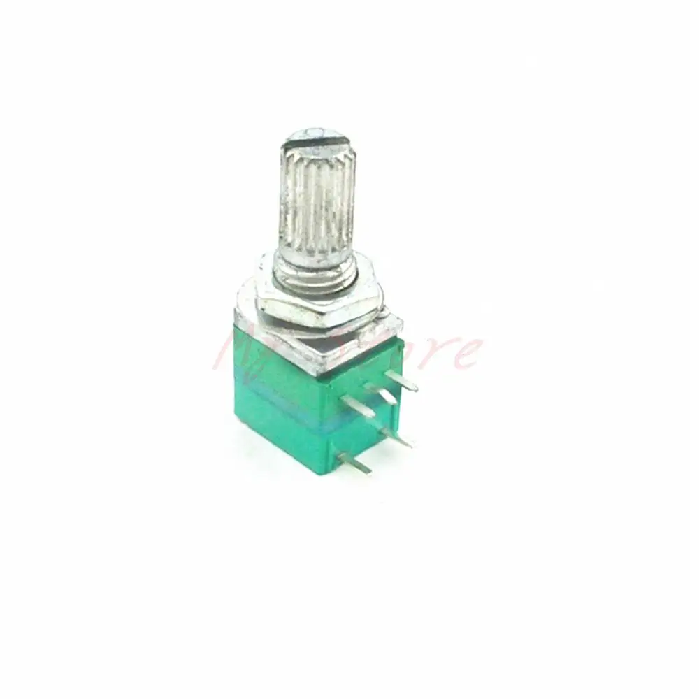 20K Ohm RV09NS аудио усилитель герметичный двойной потенциометр 15 мм вал 5pin