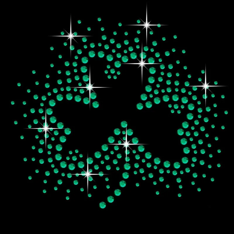 2 шт./партия термонаклейки для стразы с ирландским клевером | Дом и сад