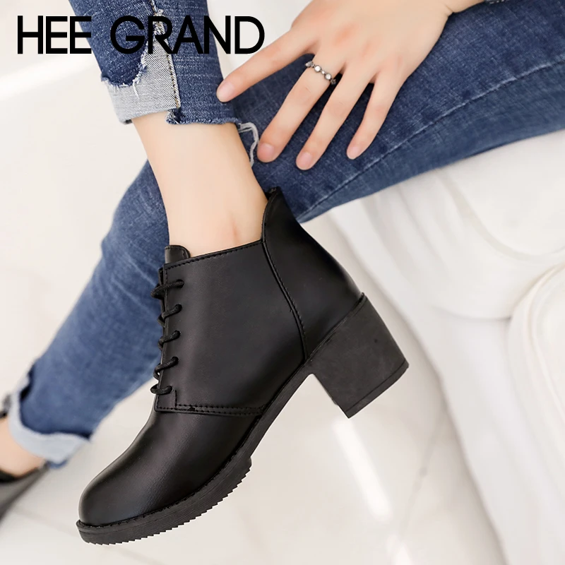 HEE GRAND/женские ботинки из искусственной лакированной кожи новые весенние