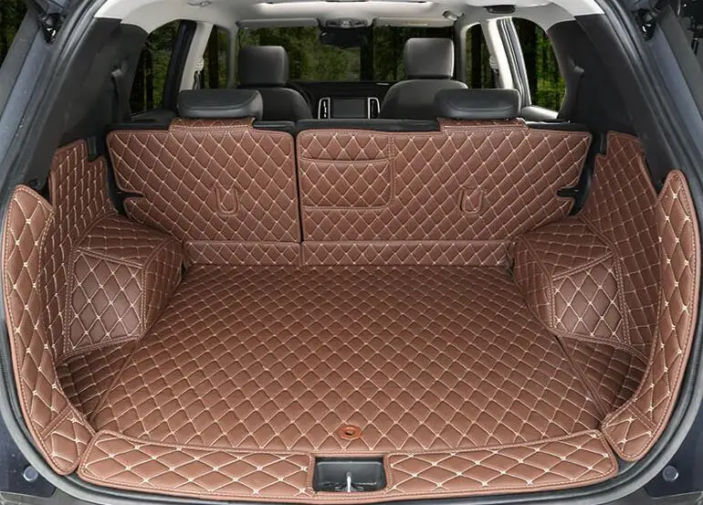 

Новинка, коврик для багажника автомобиля Hyundai IX35 2018, 6 шт., коврик для салона автомобиля, напольные коврики из искусственной кожи, аксессуары ...