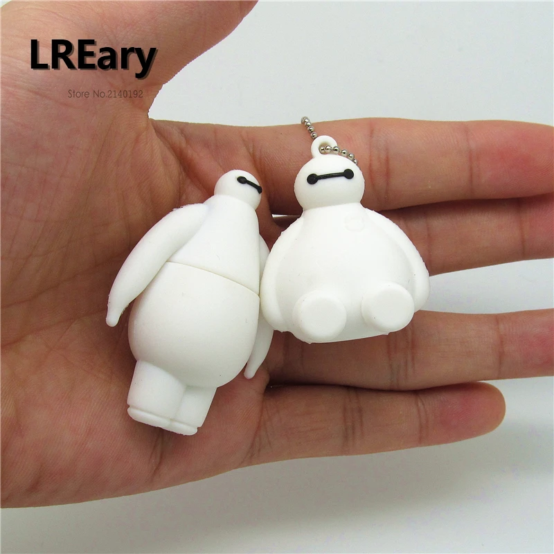 Милый Big hero Baymax робот флэш-накопитель usb флеш-накопитель персонализированные мини