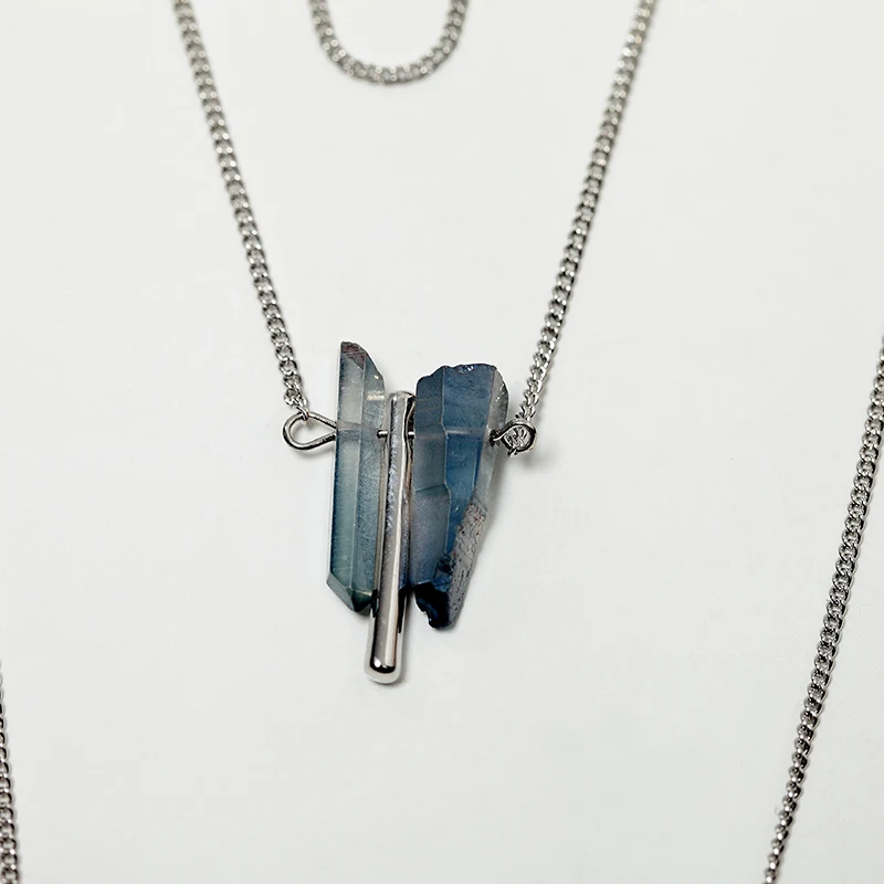 2016 для женщин с серебряным покрытием 3 Файер Ожерелья &amp Подвески множеством