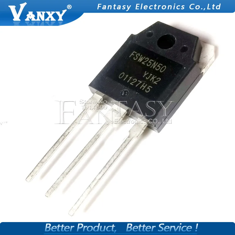5 шт. FSW25N50A TO 3P FSW25N50 TO3P 25N50 25N50A 500V 25A|Интегральные схемы| |