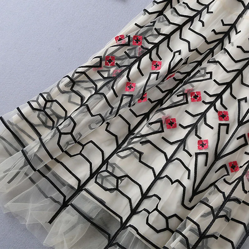 Винтаж Стиль 2019 модные женские туфли длинные Dressses с рукавом бабочкой воротник