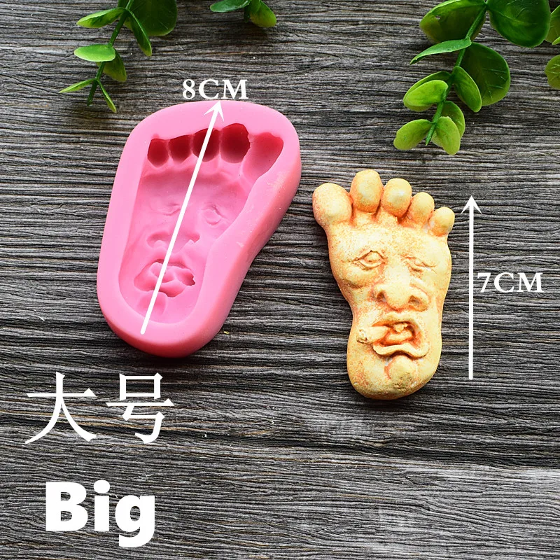 Хэллоуин ног монстра Форма Fondant (сахарная) торта Формы для выпечки инструменты