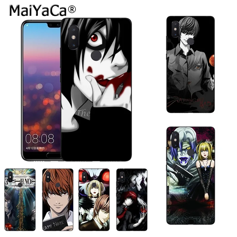 MaiYaCa аниме Death Note роскошный ТПУ резиновый чехол для телефона xiaomi mi 8 se 6 note2 note3 redmi 5