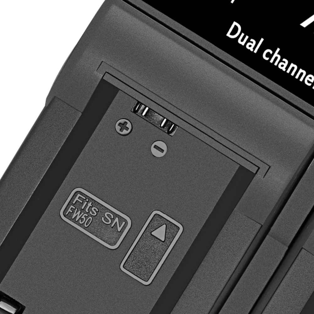 Neewer светодиодный двухканальный цифровой Батарея Зарядное устройство для sony NP-FW50 Батарея/NEX-5 NEX-6 NEX-7 NEX-C3 NEX-F3 SLT-A33 SLT-A55 A3000