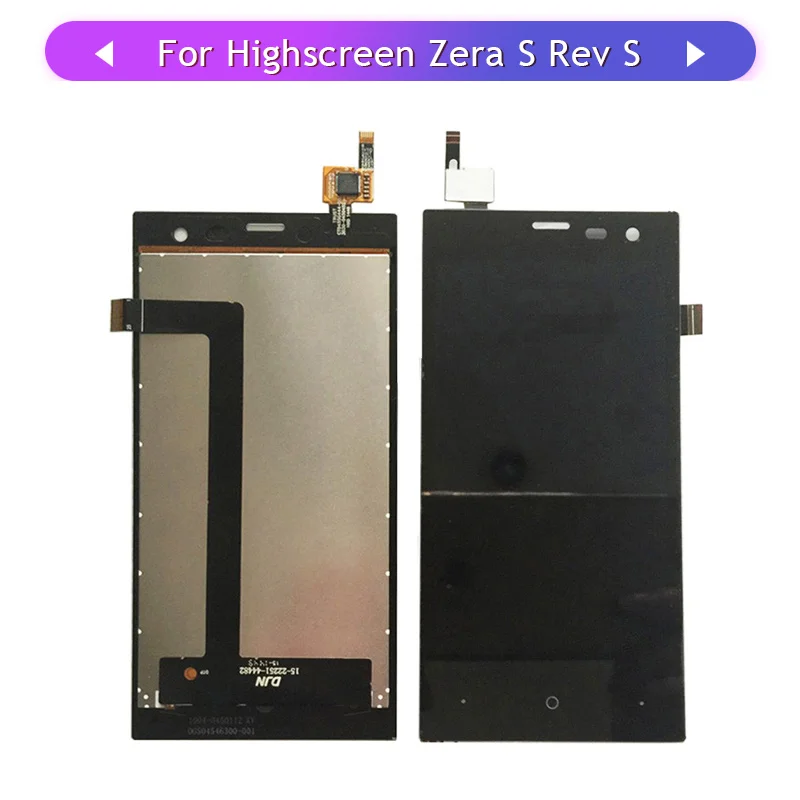 Полный ЖК-дисплей для Highscreen Zera S RevS сенсорный экран сборка ZeraS стеклянная панель