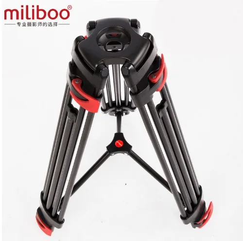 Miliboo MTT602A Профессиональный портативный алюминиевый штатив для видеокамеры/Поддержка DSLR видео штатив 7" Максимальная высота
