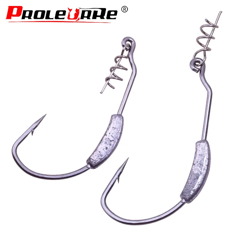 

5pcs/lot Barbed Lead Offset Fishing Fish Hooks Fit for Crank hook Texas Carolina Florida Rigs Accessories Fishing Tackle PR-465