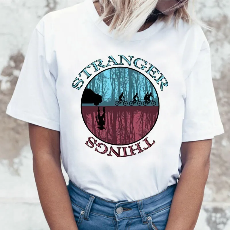 Stanger Things женская футболка с принтом Женский Топ Повседневная новая уличная