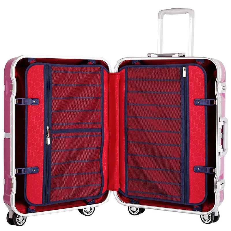 Letrend Ретро черная алюминиевая рама вертушка на колесиках чемоданы винтажная