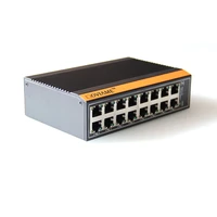 16 ports ethernet switch din rail mounted industrial ethernet switch rj45 connector101001000mbps unmanaged ethernet switch