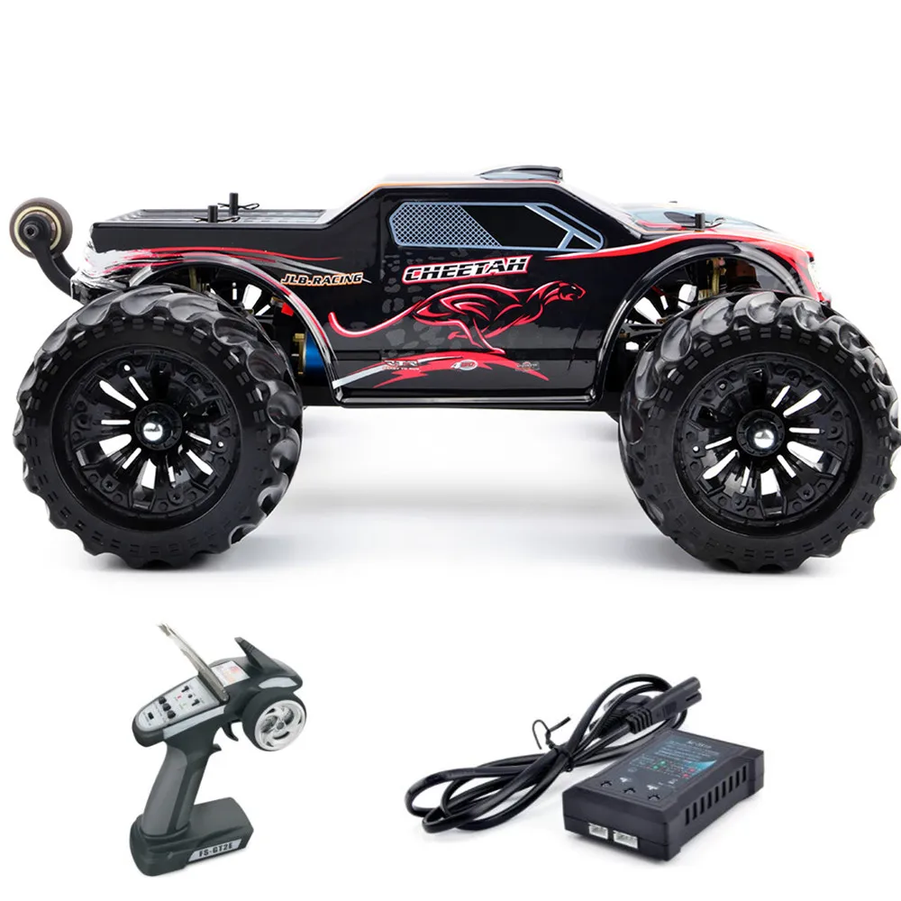 JLB Racing 11101 CHEETACH 1:10 бесщеточный RC гоночный монстр грузовик RTR 70 80 км/ч 120A