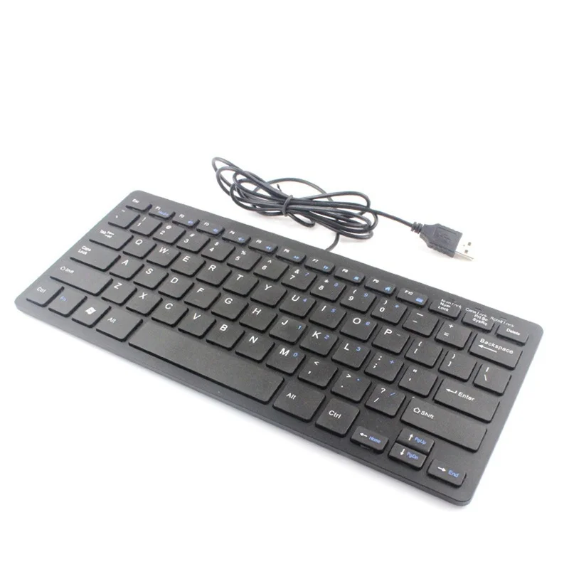 New Hot Sell 1 Piece Ultra-slim USB Wired Keyboard Mini Portable Plug and Play for Desktop Laptop Computer Pc | Компьютеры и офис
