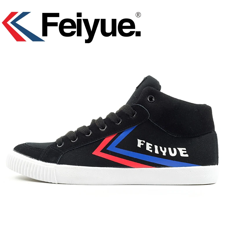 Оригинальные черные кроссовки Feiyue Knight классическая обувь для занятий боевыми