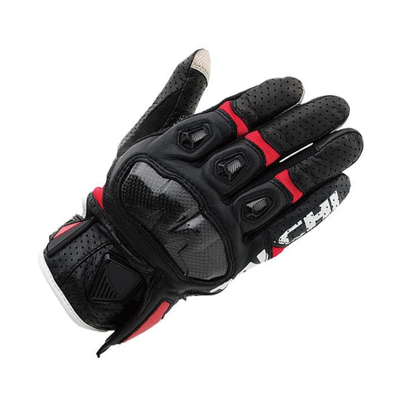 Guantes moto cuero кожаные гоночные перчатки мотоциклетные для езды по пересеченной