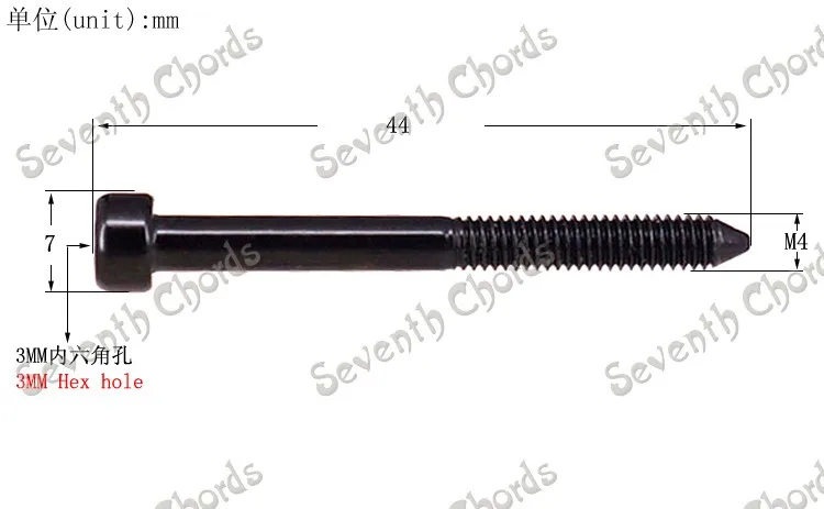 6 шт 3 Вид высота тремоло закрытые String седла для сменный фиксатор