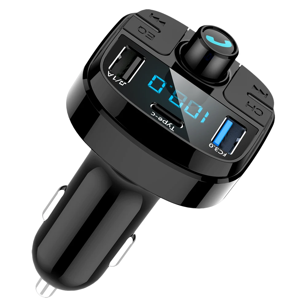 FM-трансмиттер BT29 автомобильный беспроводной с поддержкой Bluetooth 5 0 и ЖК-дисплеем |