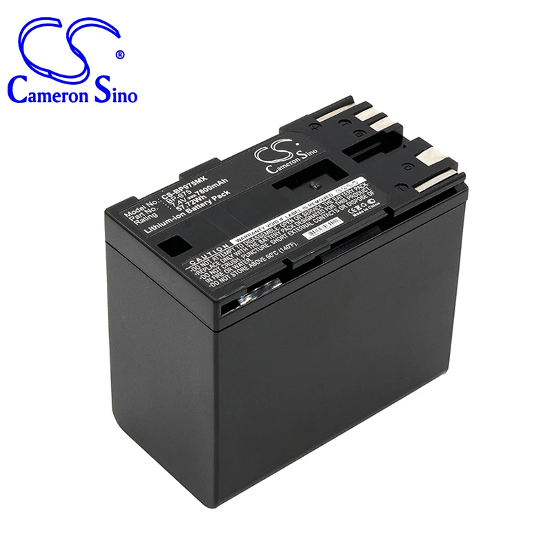 

Cameron Sino 7800mah battery for CANON GL2 XF100 XF105 XF300 XF305 XH A1 XH A1S XH G1 XL H1 XL H1A XL1 XL1S XL2 XM2 BP-975