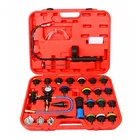 Комплект универсальных тестеров давления радиатора, система охлаждения, тестер утечки резервуара для воды, 28 шт.