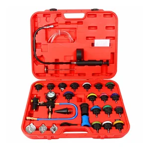 Комплект универсальных тестеров давления радиатора, система охлаждения, тестер утечки резервуара для воды, 28 шт.