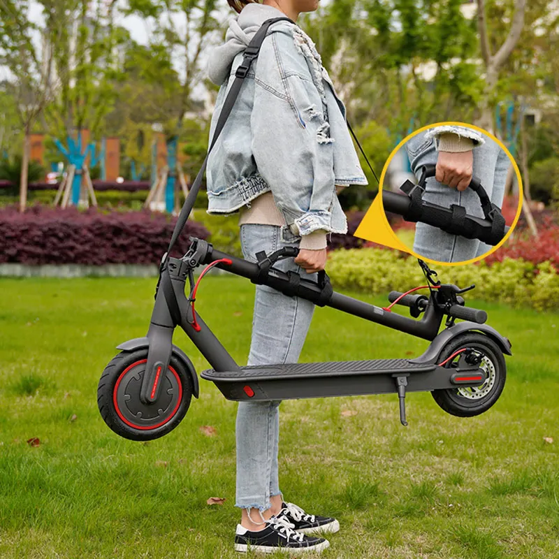 Портативный Электрический скутер ручка ремень Non slip скейтборд ручная для
