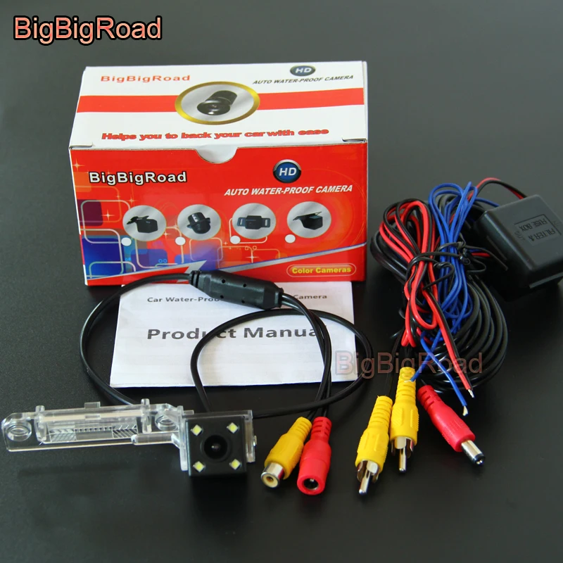 

BigBigRoad For Volkswagen Golf Plus Cross golf Passat Lingyu / Skoda Superb Car Rear View Reversing Backup Parking Camera