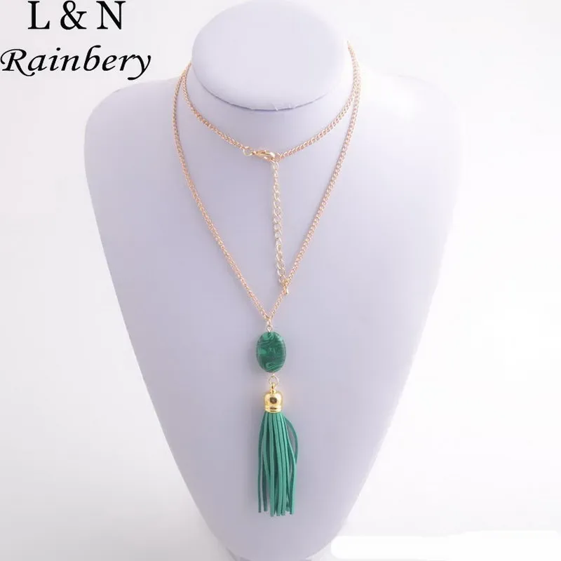 Rainbery аксессуары женские ожерелья Стиль Colar бренд тонкий миндальные орехи с