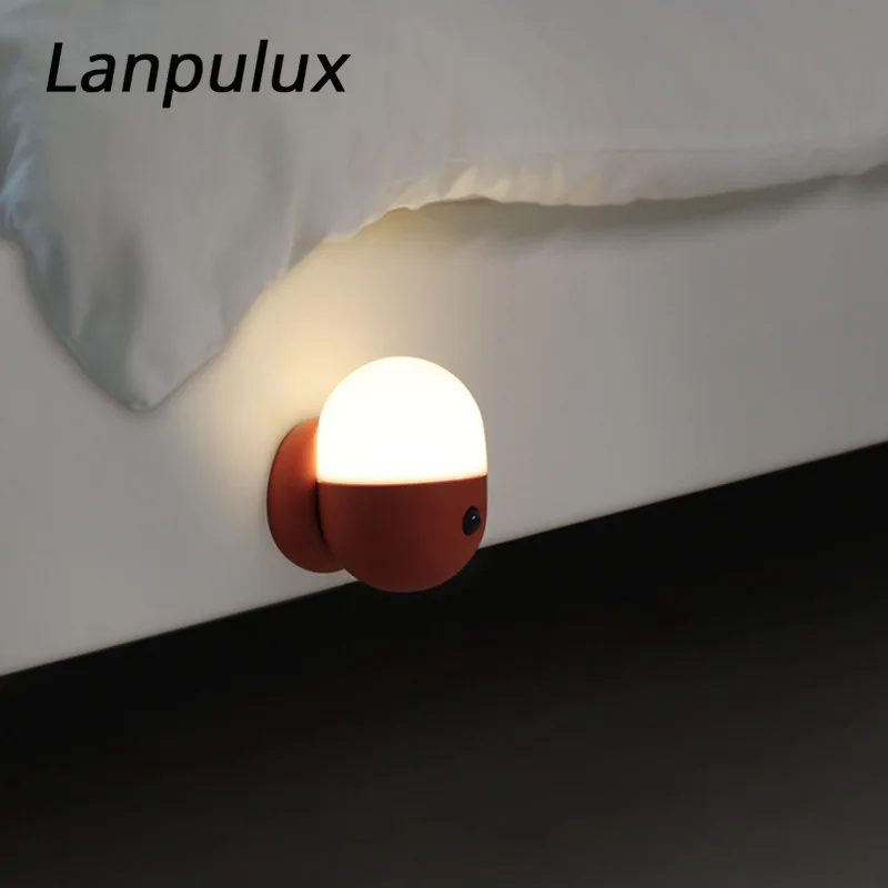Lanpulux креативная Капсульная Ночная лампа с магнитной индукцией прикроватные
