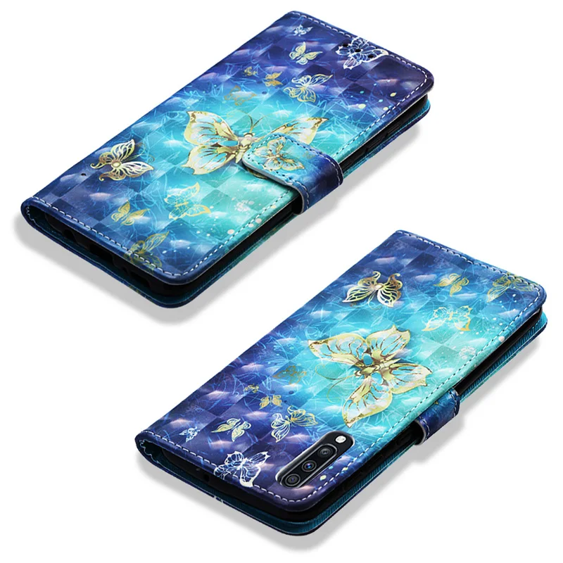 Кожаный чехол-книжка для Samsung Galaxy A70 A80 A50 A40 A30 A20S A10 J4 J6 Plus 2018 A50S A30S A10S | Мобильные