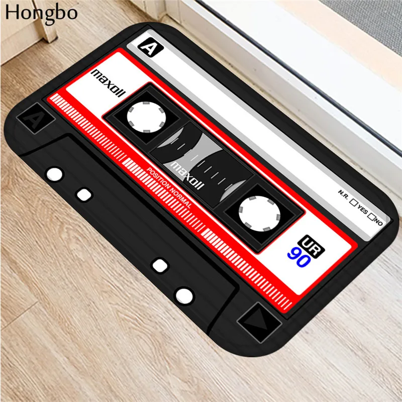 

Hongbo Magnetic Tape Mats Anti Slip Floor Carpet 3D Tape Pattern Print Doormat for Bathroom Kitchen Entrance Rugs Home