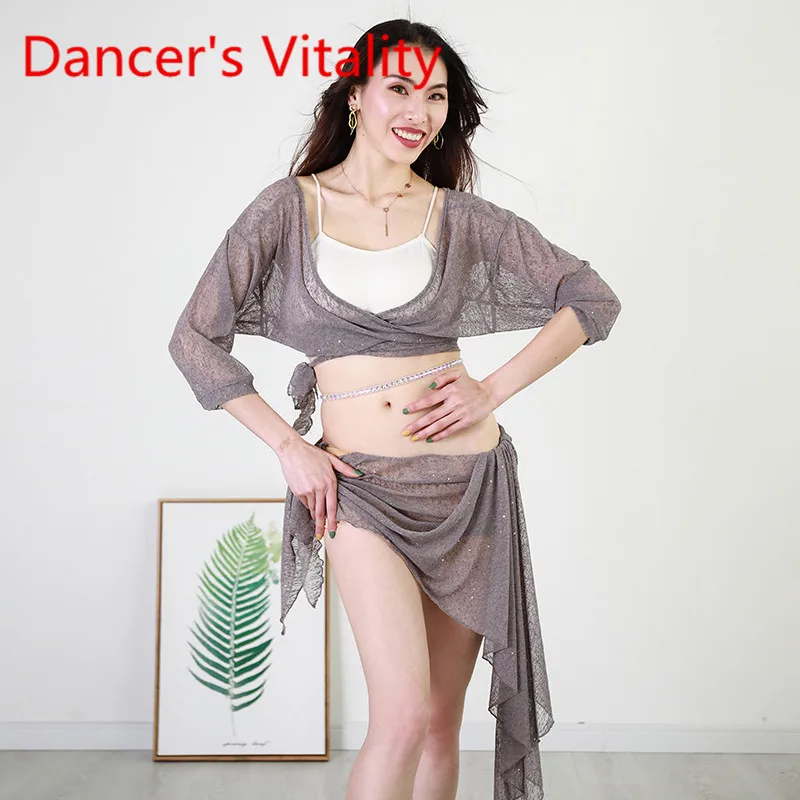 Практика танца живота Новый костюм Сексуальный танцевальный Женщины-новички