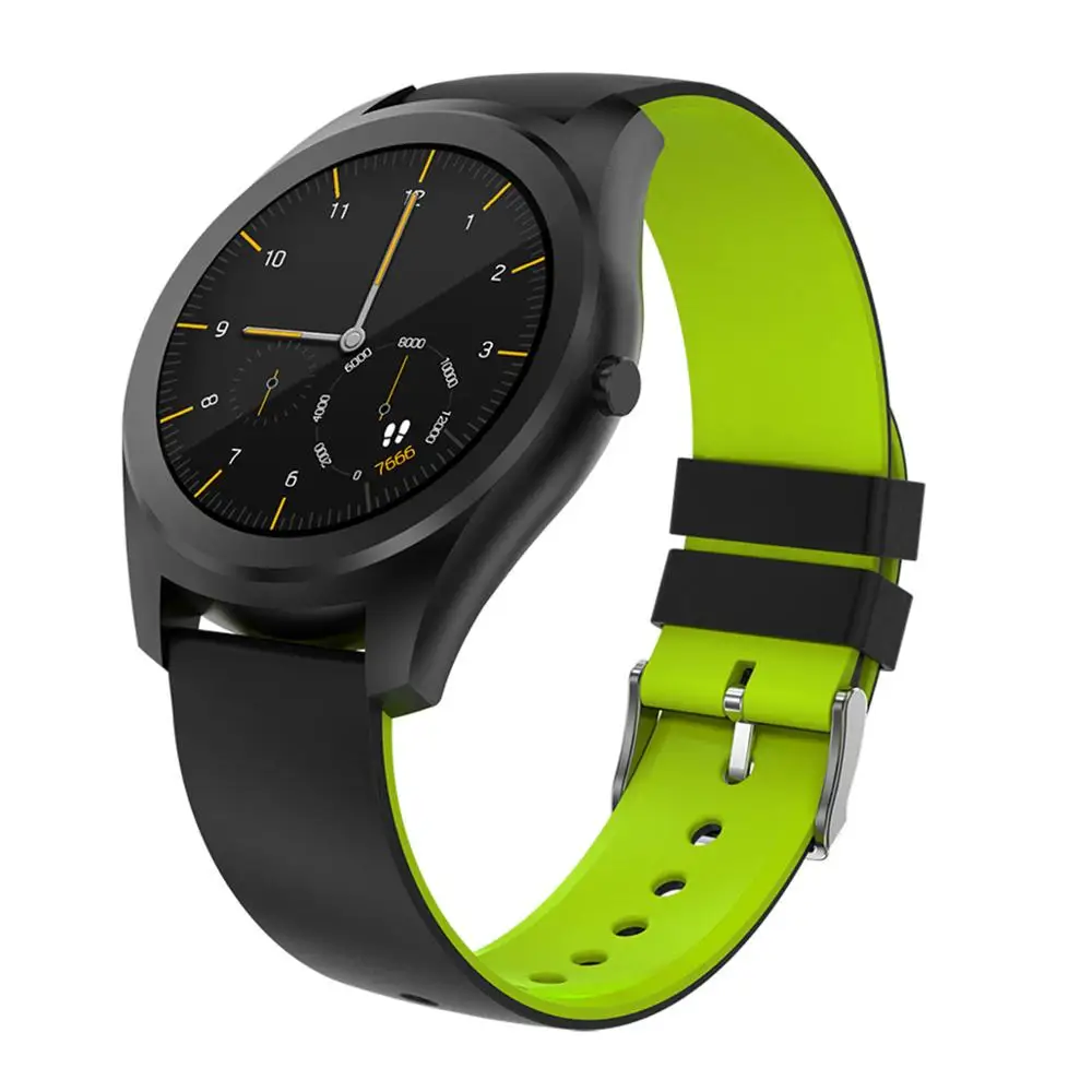 Black Green Diggro DI03 Bluetooth Смарт-часы Телефон Z4 128 МБ ПЗУ 64 Мб ПЗУ монитор сердечного ритма Шагомер монитор сна для Android и IOS - Цвет: Black Green