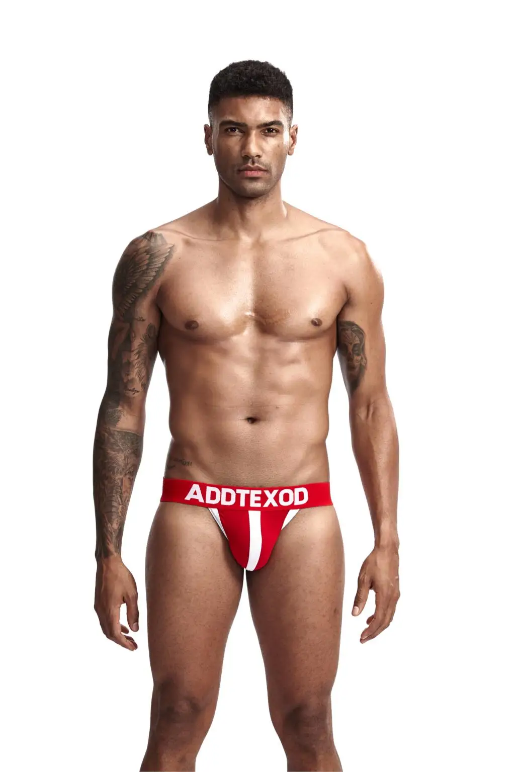 

ADDTEXOD Brand Men's Sexy Thongs Briefs Double D G-string Thong Men Tanga Gay Underwear Male Jockstraps Gay Men Jockstrap