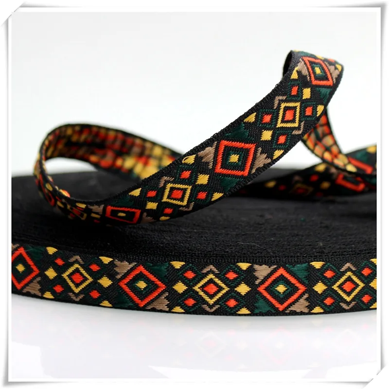 10 ярдов/партия 2 см декоративные жаккардовые ленты для ресторана в этническом