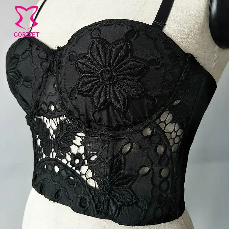 Бюстгальтер пуш-ап женский с цветочным принтом пикантный укороченный Топ без