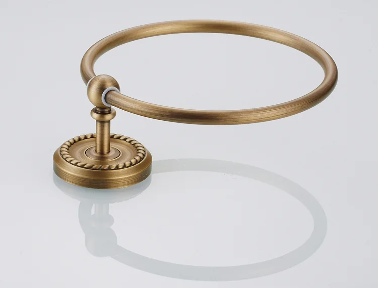 Бесплатная доставка самая низкая цена латунное кольцо для полотенец с настенным