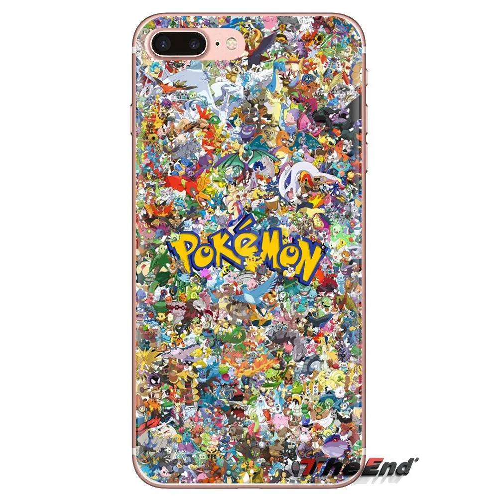 Для Huawei Mate Honor 4C 5C 5X 6X 7 7A 7C 8 9 10 8C 8X 20 Lite Pro силиконовый чехол для телефона Pokemon All Character