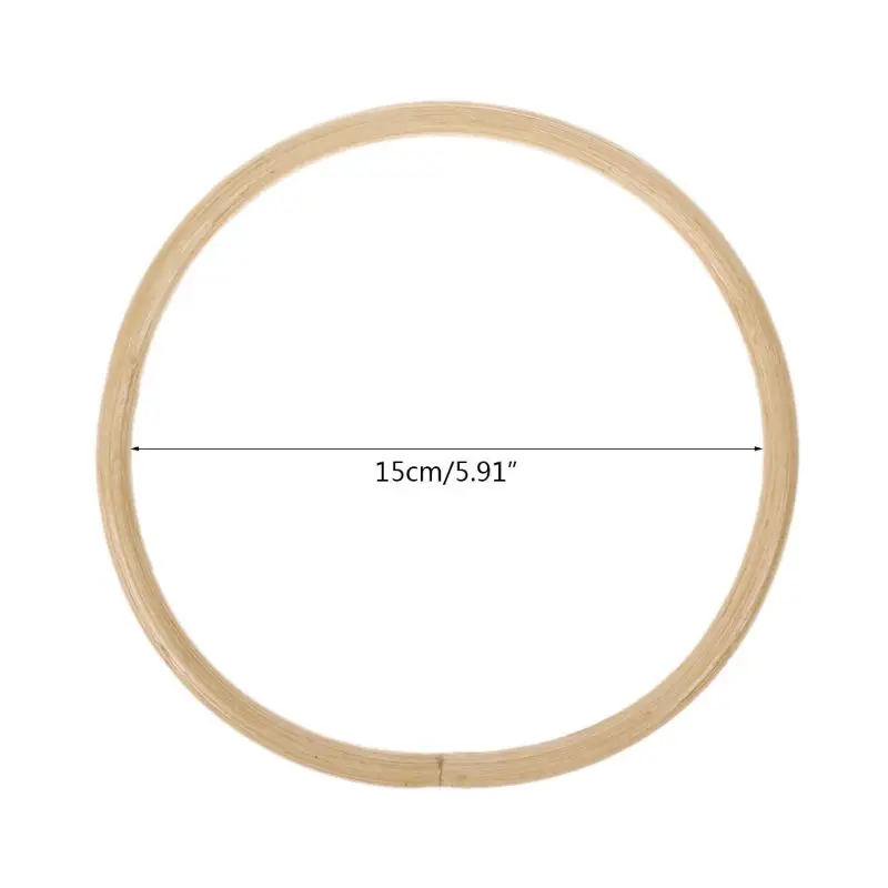 

Popular 1 x Round Bamboo Bag Handle for Handcrafted Handbag DIY Bags Replacement Accessories