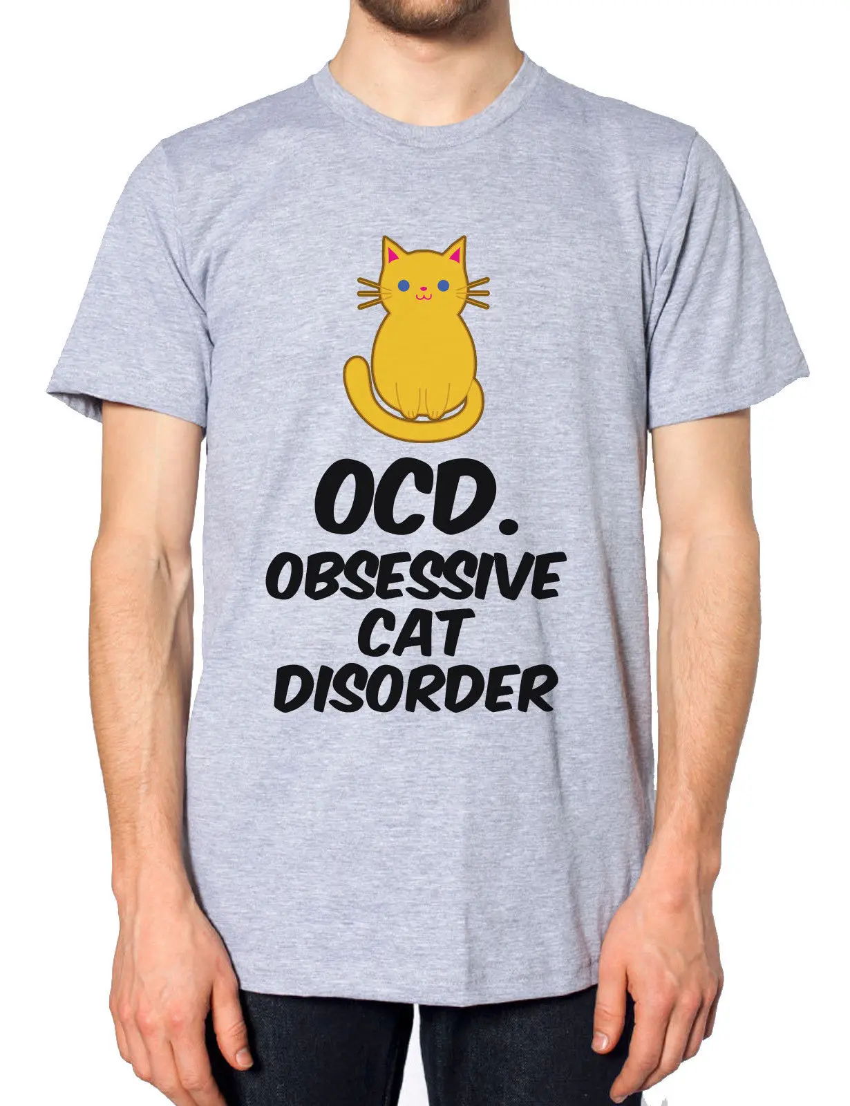 OCD Obsession Cat Disorder футболка Милая забавная хипстерская мяу свитер кошачий крутой