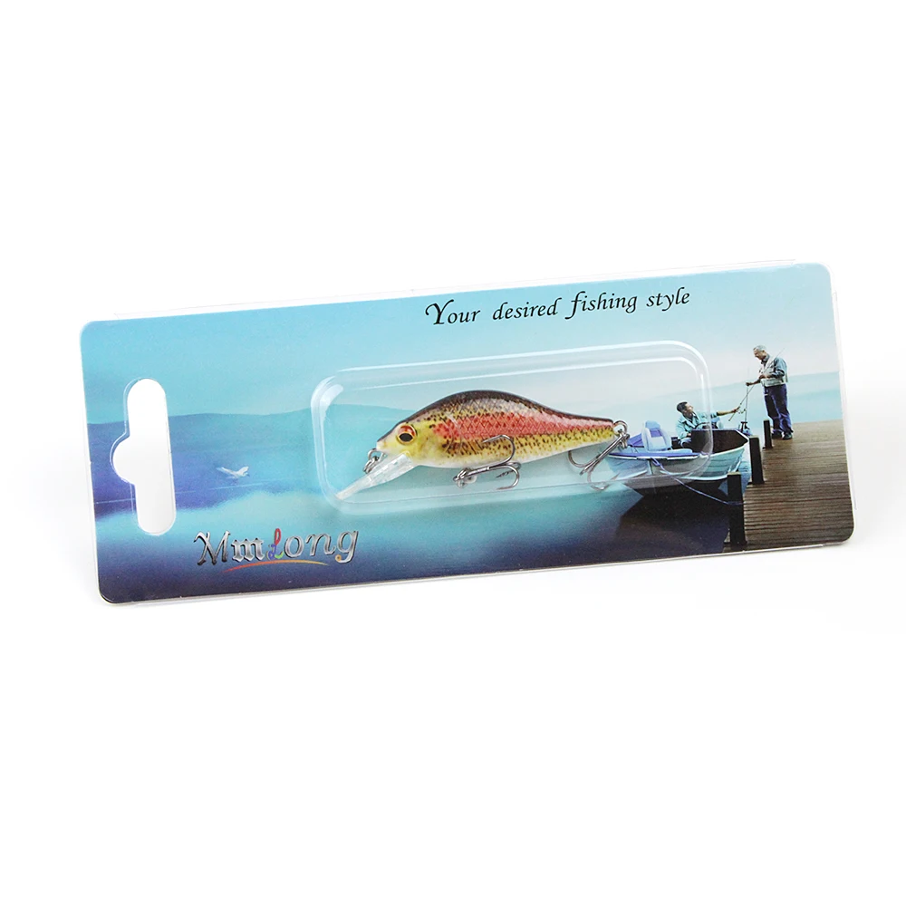 

5 Colors 2.5in/4.0g Small Size Modern Design Bionic Crankbait 3D Eyes Fishing Lure 8# Strong Treble Hooks Artificial Bait AH11A