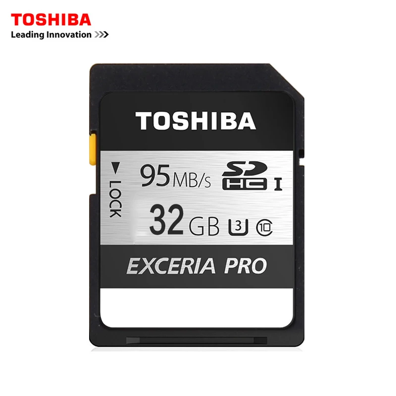 Toshiba карты памяти SD UHS U3 128 ГБ 95 МБ/с. SDXC 64 4 К 32 SDHC флэш-памяти EXCERIA PRO цифровой